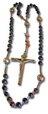 Father Charles' rosary beads